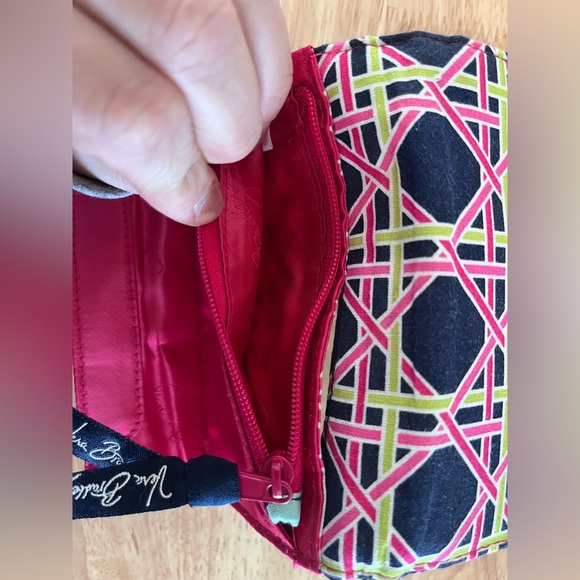 Floral Quilted Wallet with Silver Clasp - Picture 7 of 10